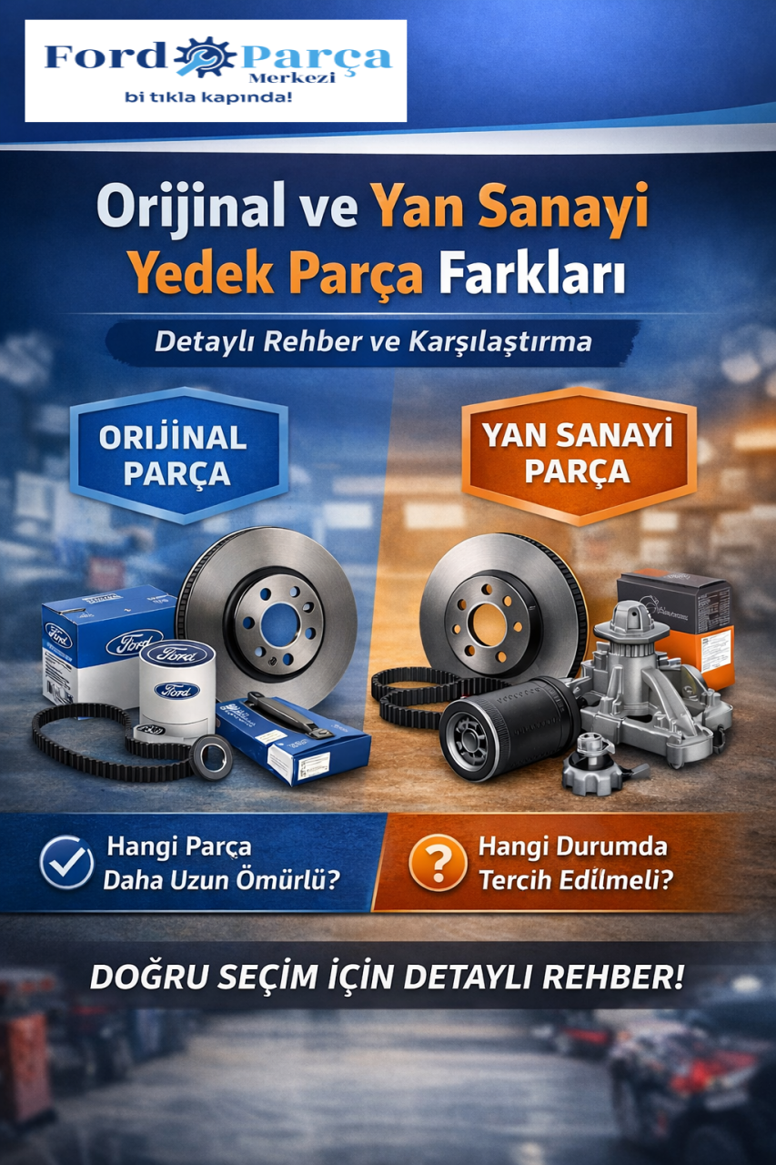 Orijinal ve Yan Sanayi Yedek Parça Arasındaki Farklar | Ford Parça Merkezi