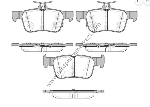 Focus Ön ve Arka Balata Kit MGA