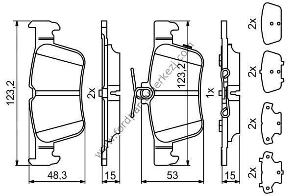 Dısk Balata Arka Focus 2018-2024