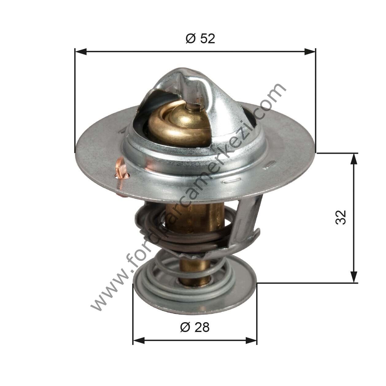 Termostat 92Cc Fıesta Focus-C-Max 1.0 Ecobost 12 >